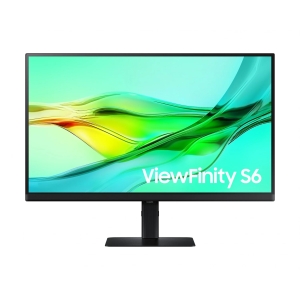 Monitor plano SAMSUNG ViewFinity S6, 32 QHD IPS, HDMI, Display Port, PIVOT, negro