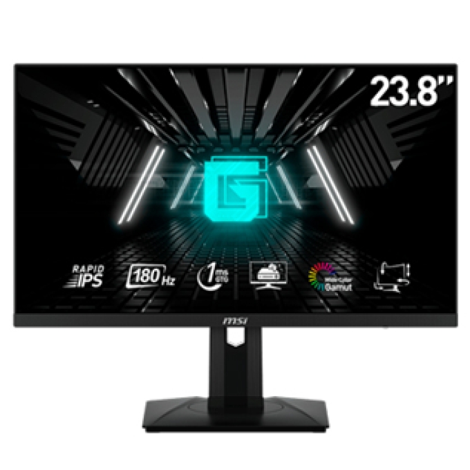Monitor Gamer MSI G244PF E2 23.8pulgadas/FHD/Rapid IPS/180Hz/HDMI x2/DP x1/Earphone out x1 / MSI