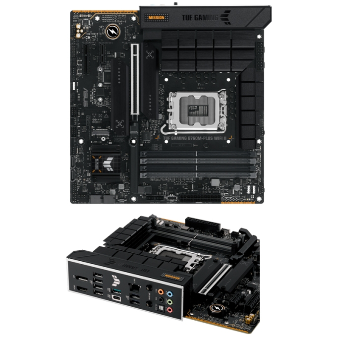 Placa Madre Mainboard Motherboard ASUS TUF GAMING B760M-PLUS WIFI II, Chipset Intel B760, LGA1700, ATX / ASUS