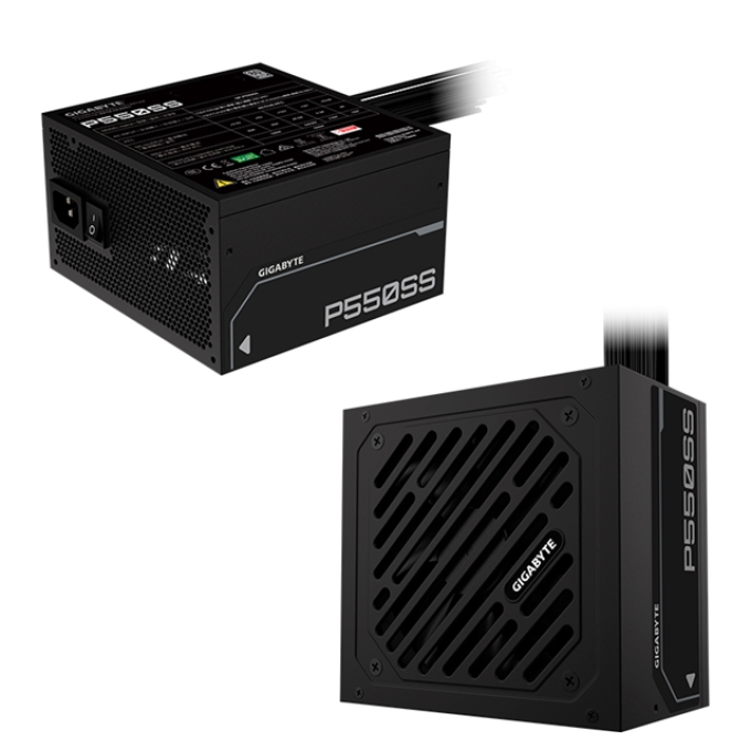 Fuente de Poder Gigabyte P550SS, 550W, 80 PLUS Silver, Formato ATX. / Gigabyte