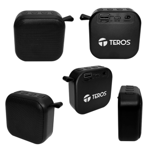 Parlante TEROS TE-6032N, bluetooth, 5 W, 400 mAh, negro