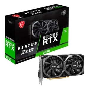 TARJETA DE VIDEO MSI GEFORCE RTX3050 8GB VENTUS 2X XS OC EDITION GDDR6