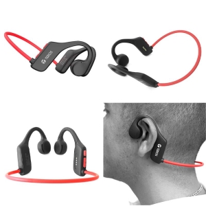 Audifono de conduccion de aire TEROS TE-8078R, bluetooth, rojo /gris