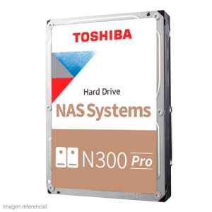 Disco duro Toshiba N300, 16TB NAS, SATA 6.0Gb/s, 7200rpm, 512MB Cache, 3.5.