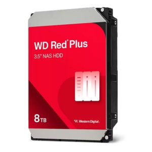 Disco Duro Western Digital Red Plus NAS, WD80EFPX 8TB SATA 6Gb/s 5640RPM 3.5 256MB Cache