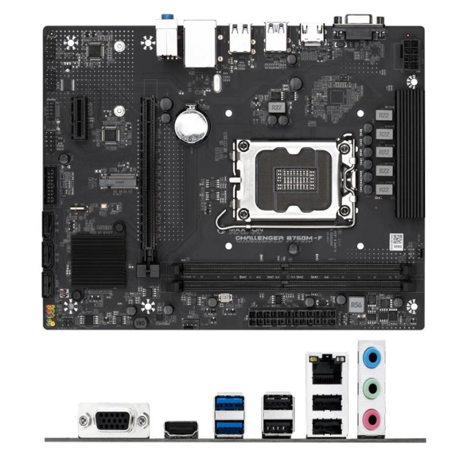 Placa Madre Mainboard Motherboard Maxsun Challenger B760M-F, Chipset Intel B760, LGA1700, mATX / Maxsun