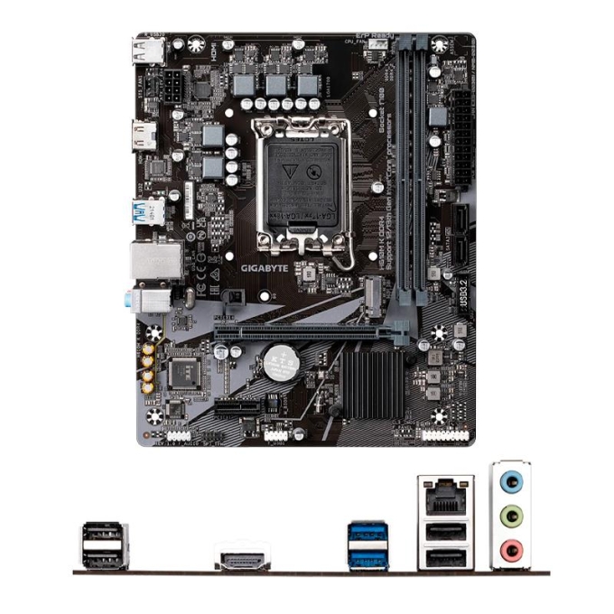 Placa Madre Mainboard Motherboard Gigabyte H610M K DDR4 (rev. 1.0) Chipset Intel H610, LGA1700, Micro ATX / Gigabyte