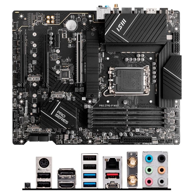 Placa Madre Mainboard Motherboard MSI PRO Z790-P WIFI, Chipset Intel Z790, LGA1700, ATX / MSI