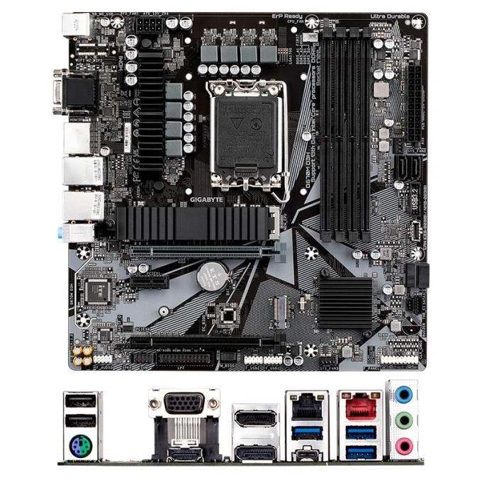 Placa Madre Mainboard Motherboard Gigabyte Q670M D3H, Chipset Intel Q670, LGA1700, mATX / Gigabyte