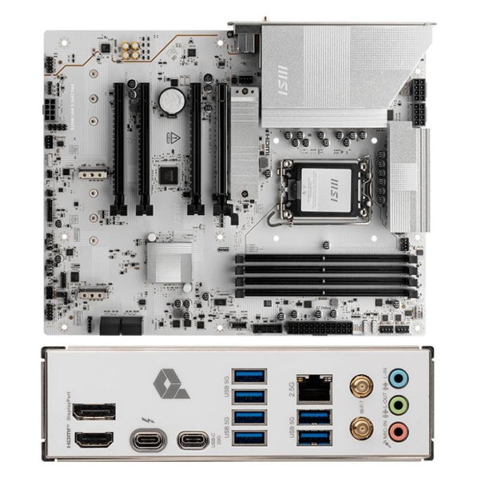 Placa Madre Mainboard Motherboard MSI PRO Z890-S WIFI WHITE, Chipset Intel Z890, LGA 1851, HDMI, DP, ATX / MSI