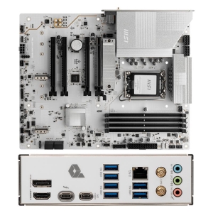 Placa Madre Mainboard Motherboard MSI PRO Z890-S WIFI WHITE, Chipset Intel Z890, LGA 1851, HDMI, DP, ATX