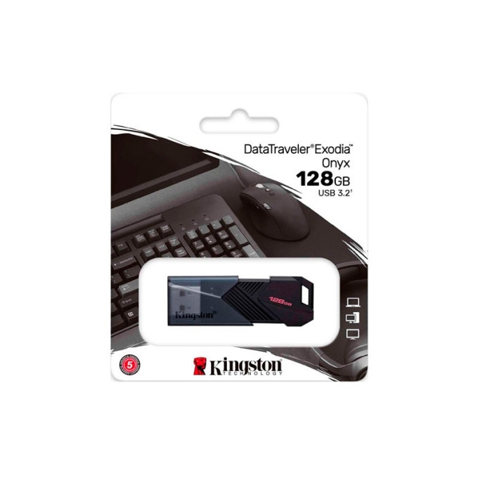 Memoria Kingston DTX Exodia ONYX USB 128GB BLACK DTXON/128GB / Kingston