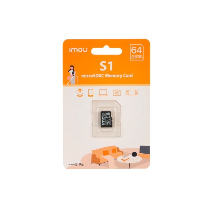 Memoria IMOU MICRO SD 64GB ST2-64-S1 / Imou