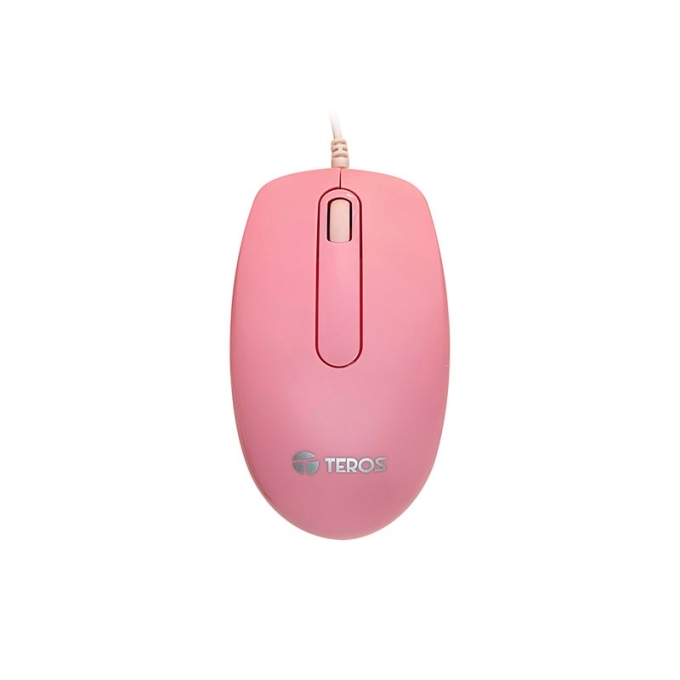 MOUSE TEROS TE-1221S USB PINK / Teros