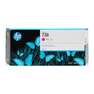 Tinta HP 676M7A (738) MAGENTA P/ DJ T850/ T950 300ML