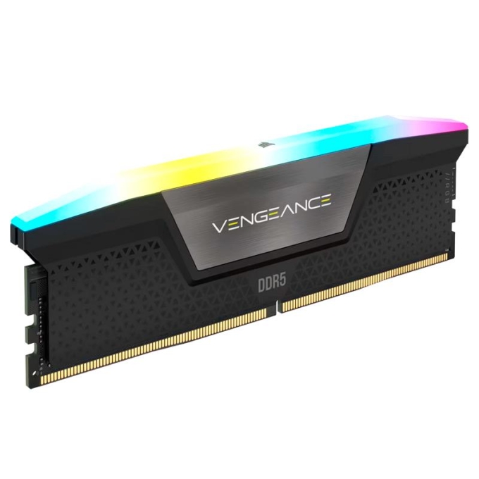 Memoria CORSAIR VENGEANCE RGB DDR5, 16GB DDR5-5200MHz, PC5-41600, CL40, 1.25V / Corsair