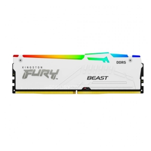 Memoria RAM Kingston, DIMM, Fury Beast RGB, 16GB, DDR5 - 6000MHz, PC5 - 48000, CL36, 1.35V, 288-pin - KF560C36BBEA-16 para PC