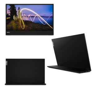 Monitor Portatil Lenovo ThinkVision M15 15.6 WLED IPS 1920x1080, 2x USB-C 3.2 G1 (DP 1.2 Alt Mode)
