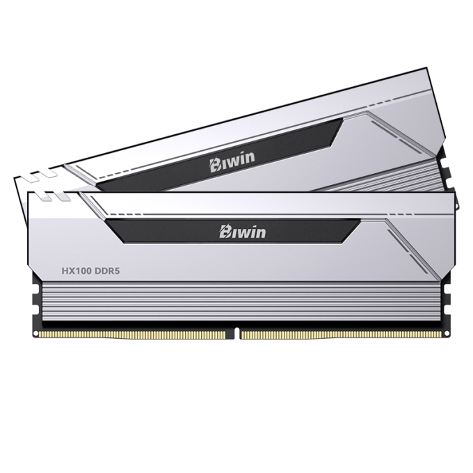 Memoria Biwin HX100 32GB DDR5-6000MHz (2x16GB), CL34, 1.1V, 1Rx8, Color Plata / Biwin