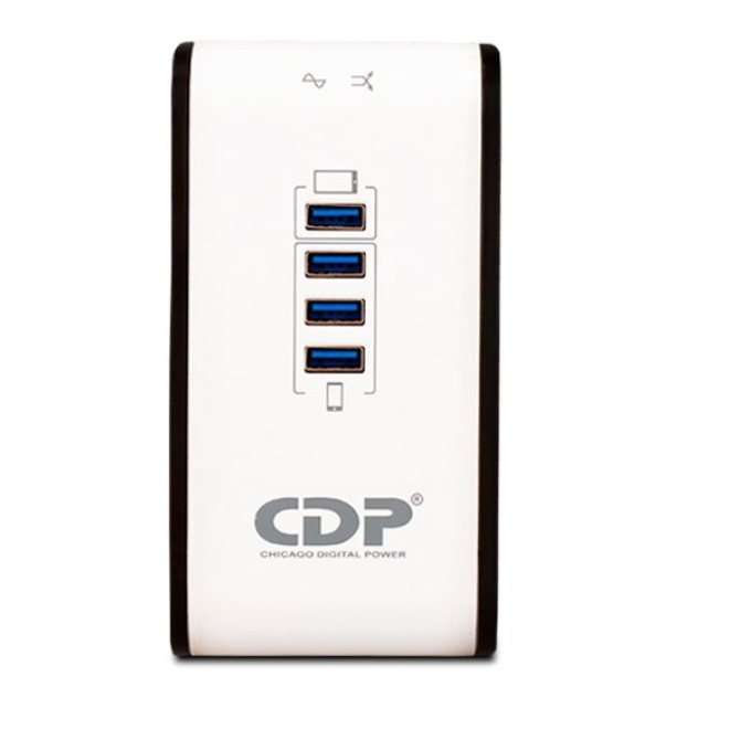 Estabilizador CDP R2CU-AVR1008I 1000VA/500W 8 Salidas 4 Puertos / CDP