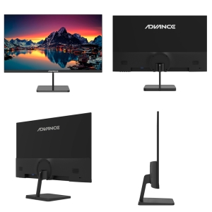 Monitor plano Advance ADV-2453S, 23,8 IPS, HDMI, VGA, altavoces