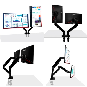 Rack para 2 monitores de 22 a 32 / Brazo soporte TEROS TE-7114