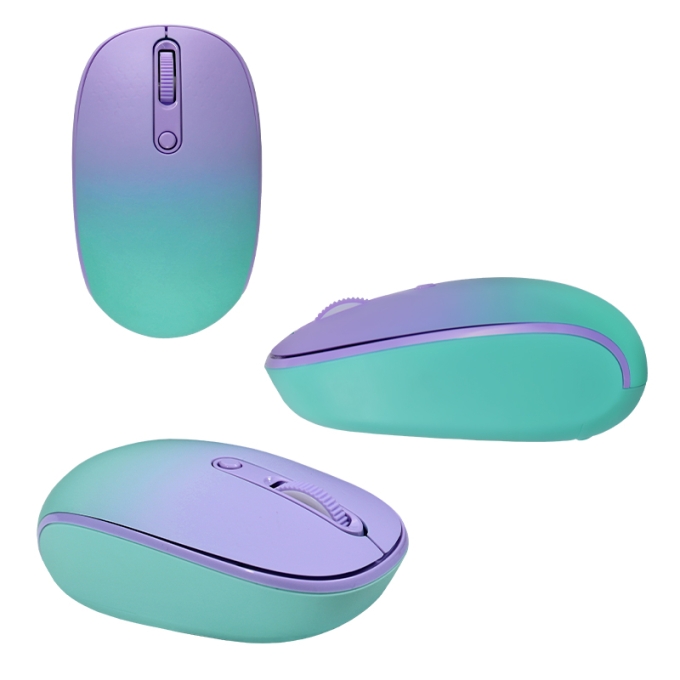 Mouse optico inalambrico TEROS TE-1224S, 1000 DPI, receptor USB, 4 botones / TEROS