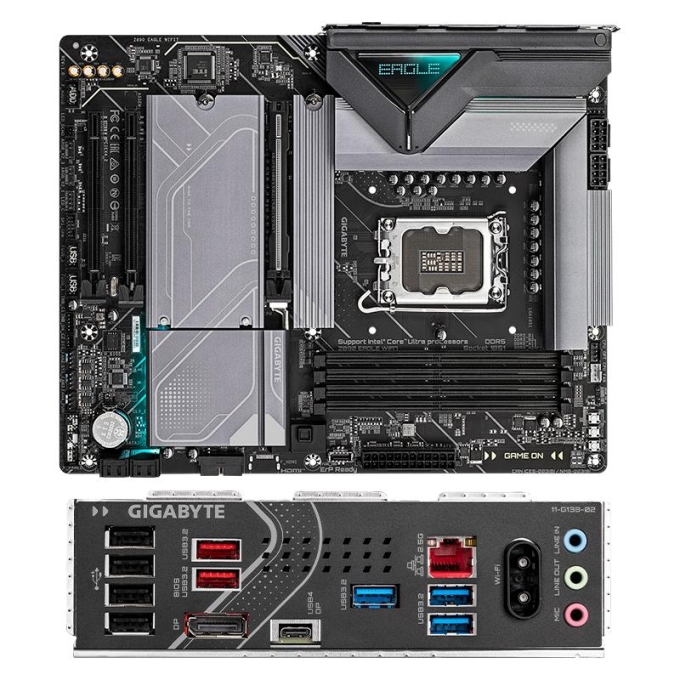 Placa Madre Mainboard Motherboard GIGABYTE Z890 EAGLE WIFI7, Chipset Intel Z890, LGA 1851, DP, ATX / Gigabyte