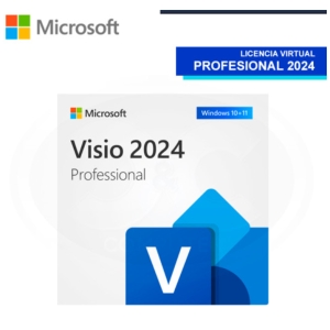 MICROSOFT VISIO PROFESIONAL 2024 LICENCIA VIRTUAL (ESD) 1 PC (PN:EP2-07111)