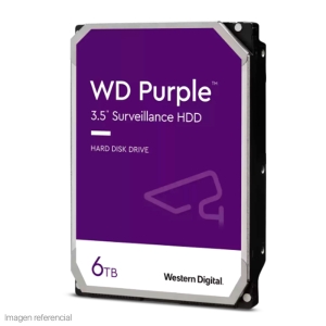 Disco duro WD PURPLE de 6 TB SATA de 256 MB