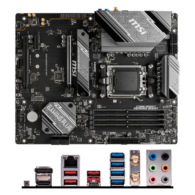 Placa Madre Mainboard Motherboard MSI B650 GAMING PLUS WIFI, Chipset AMD B650, Socket AMD AM5, ATX / 