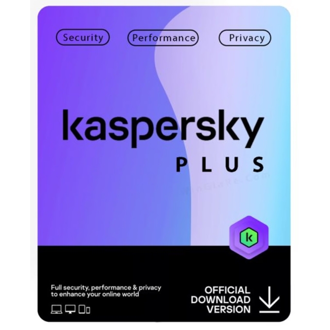 Antivirus Kaspersky Plus Edition, para unos 5 dispositivos, Licencia de 1 año / Kaspersky