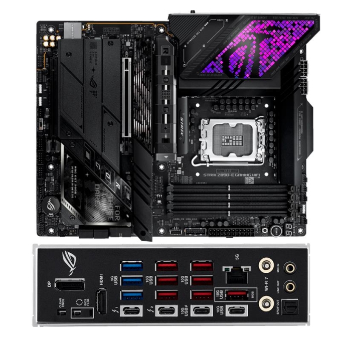 Placa Madre Mainboard Motherboard ASUS ROG STRIX Z890-E GAMING WIFI, Chipset Intel Z890, LGA 1851, HDMI, DP, ATX / Asus