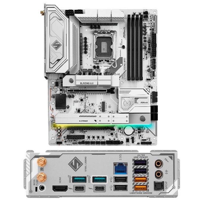 Placa Madre Mainboard Motherboard ASROCK Z890 Steel Legend WiFi, Chipset Intel Z890, LGA 1851, HDMI, ATX / Asrock