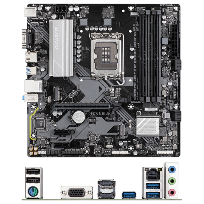 Placa base Gigabyte B760M D3HP DDR4, chipset Intel B760, LGA1700, mATX / Gigabyte