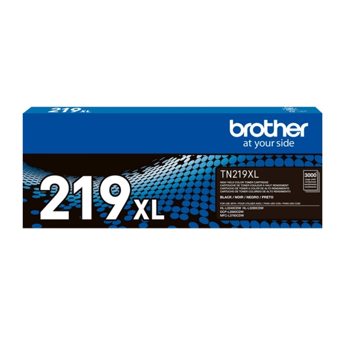 Toner Brother TN-219XL Black P/ L3560/ L3760/ L3280 3000KPG / Brother