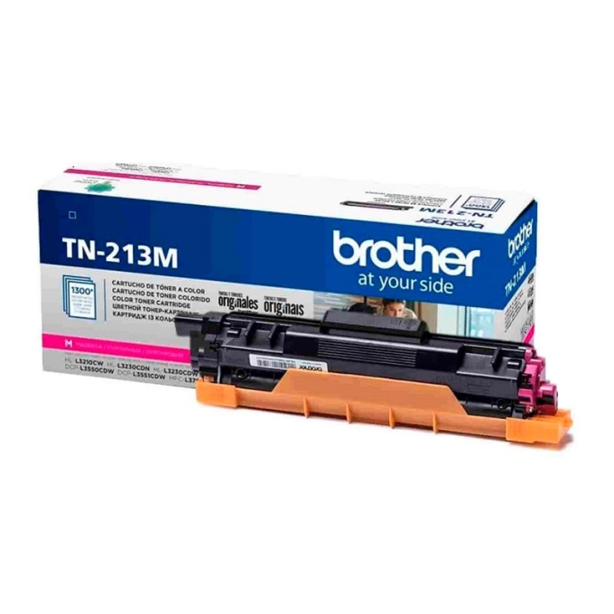 Toner Brother TN-213M Magenta 1300PG. P/ HL3270 /L3551 / L3750 / Brother