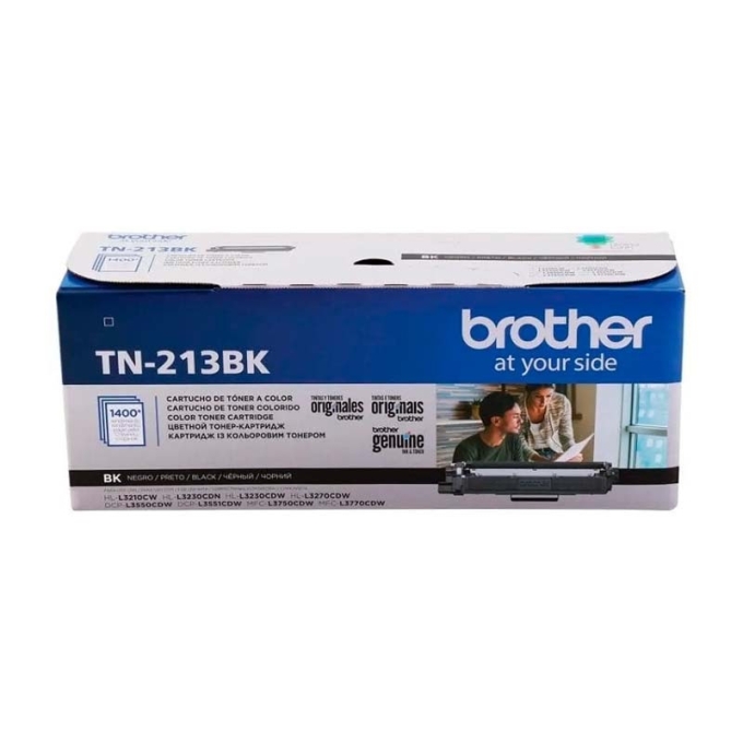 Toner Brother TN-213BK Black 1400PG. P/ HL3270 /L5551 / L3750 / Brother