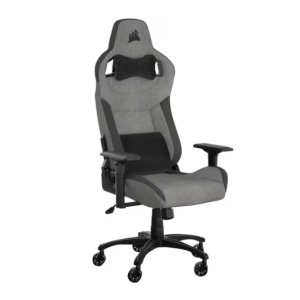 Silla de Juego Corsair T3 RUSH - Material/Tejido, Nilon, Espuma de memoria - Carbon, Gris