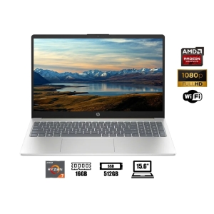 Laptop HP 15-fc0012la, AMD Ryzen7 7730U, Memoria RAM 16Gb DDR4, Disco Solido 512Gb SSD, Pantalla 15.6pulgadas FHD 802N1LA#ABM / HP