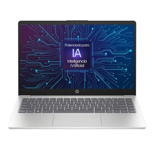 Laptop HP 14-ep1001la, Intel Core Ultra 5 125H, Memoria RAM 8Gb, Disco Solido 512Gb SSD, Silver, Pantalla 14pulgadas FHD A38P2LA#ABM / HP