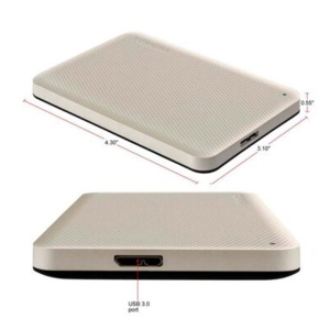 Disco Externo Toshiba Advance 1Tb V10 3.0 Blanco HDTCA10XW3AA / TOSHIBA