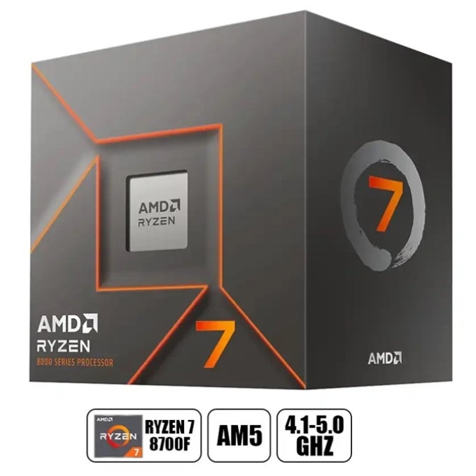 Procesador CPU AMD RYZEN 7 8700F AM5 100-100001590BOX Ryzen7 / AMD