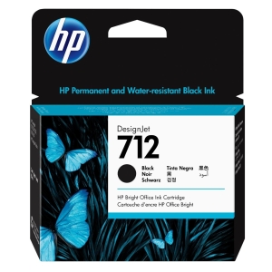 Cartucho De Tinta HP 712A Black 80ML (3ED71A) T210/T230/T250/T630/T650