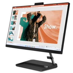 Computadora All-in-One Lenovo A100, Intel i3-N305, Memoria RAM 8Gb, Disco solido 512Gb, Pantalla 23.8, Win11