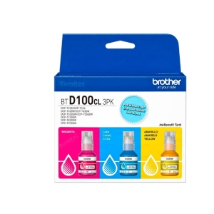 Tinta BROTHER TRI-PACK BTD100CL 3PK COLOR P/ T430DW/ T530DW/ T730DW/ T830DW/ T930DW