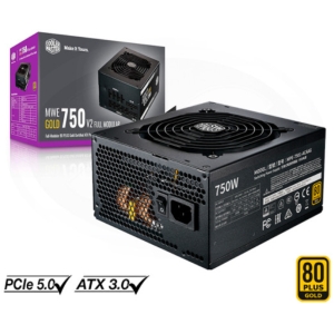 FUENTE COOLER MASTER MWE GOLD V2 FM 750W 12VHPWR A/US MPE-7501-AFAAG-3U2 MPE-7501-AFAAG-3U2