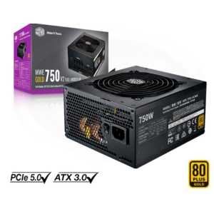 FUENTE COOLER MASTER MWE GOLD V2 FM 750W A/US CABLE MPE-7501-AFAAG-U2 MPE-7501-AFAAG-U2