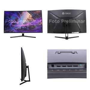 Monitor curvo gaming TEROS TE-3217G, 31.5 VA, 165Hz, 1ms, DP, HDMI, AUDIO OUT