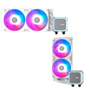 Refrigeracion liquida MSI MAG CORELIQUID A13 240 WHITE / Cantidad de ventiladores: 2